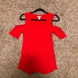 Cut Out Shoulder Shirt